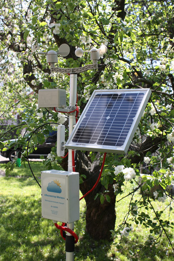 External appearance of METEO INSPECTOR weather station